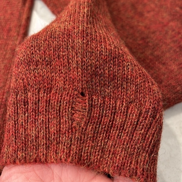 Peru Etnice 1/4 Zip Sweater Mens Size Large 100% Alpaca Striped Long Sleeve - Picture 13 of 16